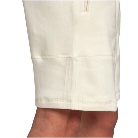 Adidas Adicolor Clean Classics 3-Stripes Shorts Gym & Running Ivory Small HC1969 - Picture 2 of 8